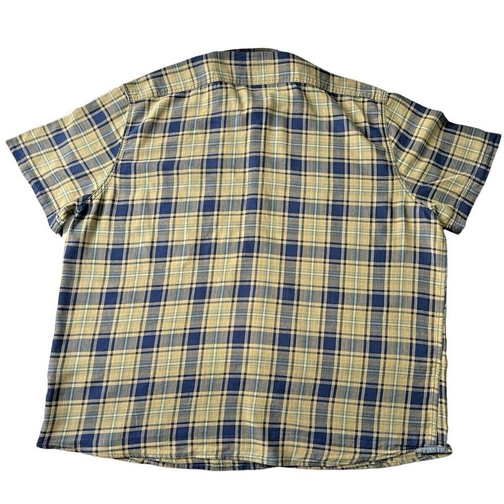 Grayers Men's Plaid Shirt XXL - 100% Cotton, Collared, Short Sleeves, Multicolor - Picture 3 of 11